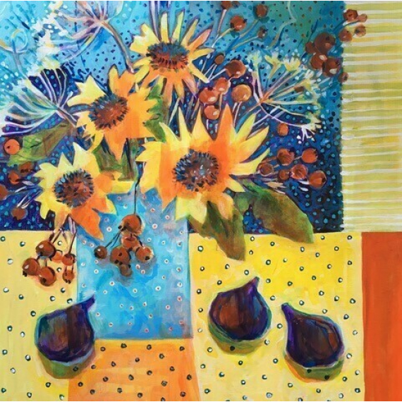 Jennifer McIntyre - Sunflowers and Figs